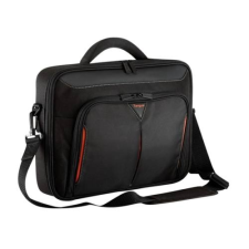 Targus Notebook táska CN415, Classic+ 15-15.6" Clamshell Laptop Bag - Black/Red számítógéptáska