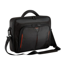 Targus Notebook táska CN415, Classic+ 15-15.6&quot; Clamshell Laptop Bag - Black/Red számítógéptáska