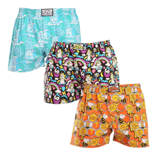  Tarka art 3PACK férfi klasszikus boxeralsó Styx klasszikus gumi (3A11847) XXL