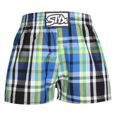  Tarka gyerek boxeralsó Styx klasszikus gumi (J1017) 9-11 éves