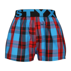  Tarka gyerek klasszikus boxeralsó Styx sport gumi (BJ1013) 6-8 éves