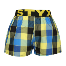  Tarka gyerek klasszikus boxeralsó Styx sport gumi (BJ1015) 6-8 éves