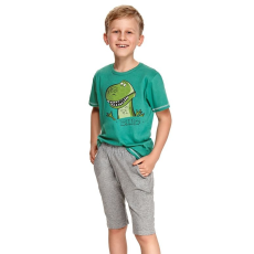 Taro Alan fiúpizsama, sötétzöld, dinoszauruszos 122