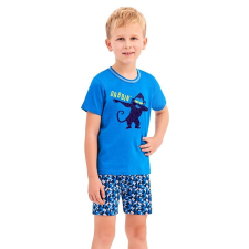 Taro Damian fiúpizsama, kék, majmos 86 gyerek hálóing, pizsama