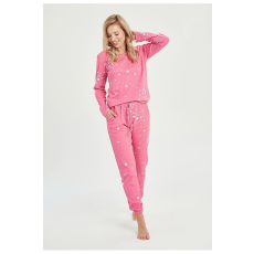 Taro Erika női pizsama, rózsaszín, csillagos S