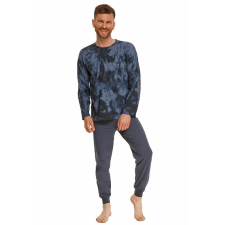 Taro Greg férfi pizsama, kék, batikolt XL férfi pizsama