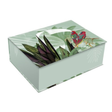 Tárolódoboz Clairefontaine Jungle Harmony 35,5x26x13 cm karton, vegyes ajándéktasak