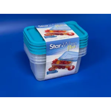  Tárolódoboz szett tetővel 4db-os 500ml papírárú, csomagoló és tárolóeszköz