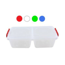  TÁROLÓDOBOZ SZÖGLETES FÜLLEL 2X250ML OSZTOTT 1DB papírárú, csomagoló és tárolóeszköz