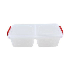  TÁROLÓDOBOZ SZÖGLETES FÜLLEL 2X500ML OSZTOTT 1DB papírárú, csomagoló és tárolóeszköz