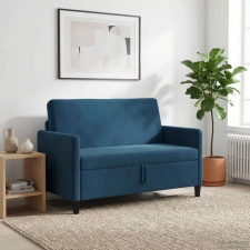  Tárolós Kanapé Kék 122 x 78 x 87 cm Poliészter bútor