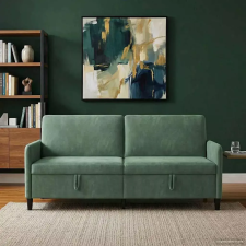 Tárolós Kanapé Tengeri Zöld 192 x 78 x 87 cm Poliészter bútor