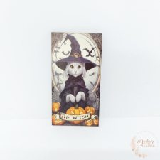  Tarot kártya macskával - dekorkarton dekorációs kellék