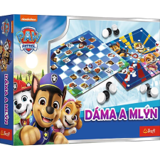 Társasjáték Dámakocka és Malom Tappancs őrjárat motívummal társasjáték