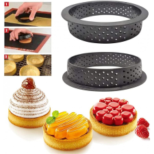  Tarte gyűrű kerek 80 mm*20 mm sütés és főzés