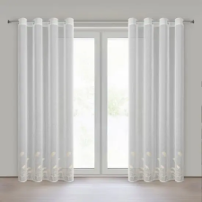  Tasha fényáteresztő függöny Fehér 140x250 cm lakástextília