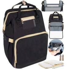  Táska vállpánttal - pelenkázó funkcióval - fekete pelenkázótáska