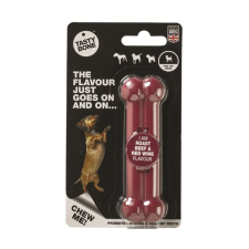 TASTY BONE Nylon kocka extra kis kutyáknak - Marhahús & vörösbor kutyafelszerelés