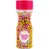 Tasty Me gluténmentes metallic pearls tortadekor mix pink-arany 4mm 70 g