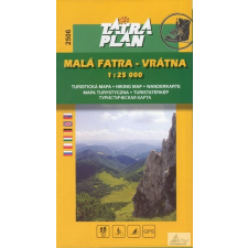 Tatra plan 2506. Malá Fatra, Vrátna turista térkép Tatra plan 1:25 000 térkép