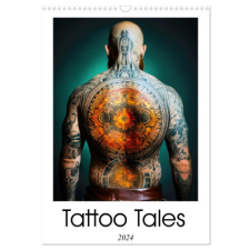  Tattoo Tales (Wall Calendar 2024 DIN A3 portrait), CALVENDO 12 Month Wall Calendar naptár, kalendárium