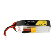 Tattu 450mAh 11.1V 75C 3S1P hosszú akkumulátor (TAA4503S75X3L) (TAA4503S75X3L) távirányítós modell