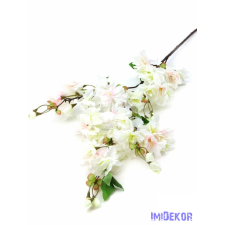  Tavaszi virágos ág 110cm - Fehér-Rózsaszín dekoráció