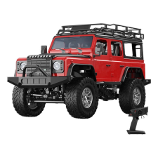  Távirányítós autó - Land Rover Defender piros 1:14 távirányítós modell