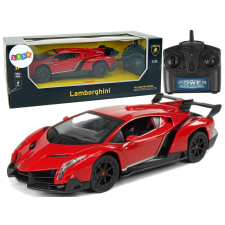 Távirányítós Lamborghini Veneno játékautó 1:24 piros távirányítós modell
