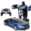 Távirányítós Transformers Bugatti robot autó
