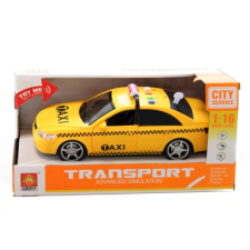 Taxi játékautó elemekkel autópálya és játékautó