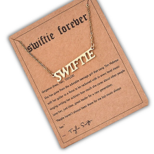  Taylor Swift &quot;Swiftie&quot; nyaklánc nyaklánc