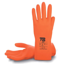  TB 9005X latex védőkesztyű narancs 8 védőkesztyű
