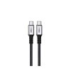 TB AKTBXIACCTB200B USB-C apa - USB-C/Thunderbolt apa 4.0 Adat és töltőkábel - Fekete (2m)