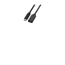 TB AKTBXIAPCCTB10B USB-C apa - USB-C/Thunderbolt anya Hosszabbító kábel - Fekete (1m) (AKTBXIAPCCTB10B) kábel és adapter