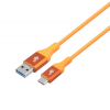 TB AKTBXKU3CPREM2O USB-A apa - USB-C apa 3.0 Adat és töltőkábel - Narancssárga (2m) (AKTBXKU3CPREM2O)