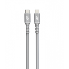TB AKTBXKUCC2SI10G USB-C apa - USB-C apa 2.0 Adat és töltő kábel - Szürke (1m) (AKTBXKUCC2SI10G) kábel és adapter