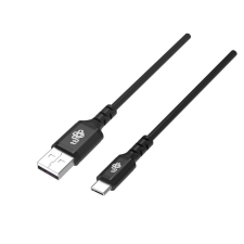 TB AKTBXKUCMISI20B USB-A apa - USB-C apa 2.0 Adat és töltőkábel - Fekete (2m) kábel és adapter