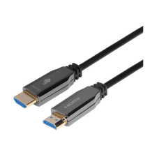 TB AKTBXVHFO2010MB HDMI 2.0 - HDMI 2.0 Üvegszálas Kábel 10m - Fekete kábel és adapter