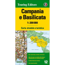 TCI Campania, Basilicata térkép Michelin 1:200 000 térkép