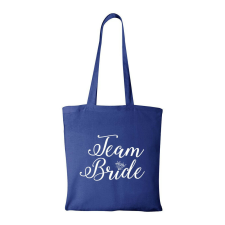 Team Bride - Bevásárló táska kék v4 ajándéktárgy
