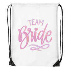Team bride pink - Sport táska fehér tornazsák