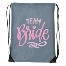 Team bride pink - Sport táska szürke tornazsák