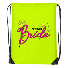  Team bride - Sport táska sárga v1 tornazsák