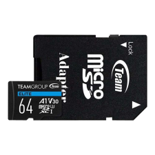 Team Group microSDHC 64GB A1/V30 (TEAUSDX64GIV30A103) memóriakártya