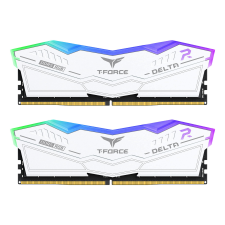 Teamgroup 48GB / 8200 T-Force Delta RGB White DDR5 RAM KIT (2x24GB) (FF4D548G8200HC38EDC01) memória (ram)