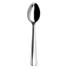. . Teás-, kávéskanál, rozsdamentes acél, 13cm, 12db-os szett, &quot;Mira&quot; tányér és evőeszköz