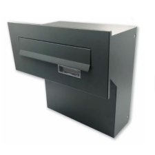 tec Falba beépíthető kültéri postaláda 30x11x19 cm névtáblával antracit kétoldalú postafiók postaláda