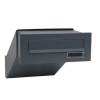 tec Falba építhető kültéri teleszkópos postaláda 28x11x26-42 cm matt antracit kétoldalú postafiók