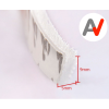 Tech Öntapadós ajtószigetelő kefe, szélfogó üvegajtó kefe fehér 9x5 mm ajtókefe vitrin tömítés